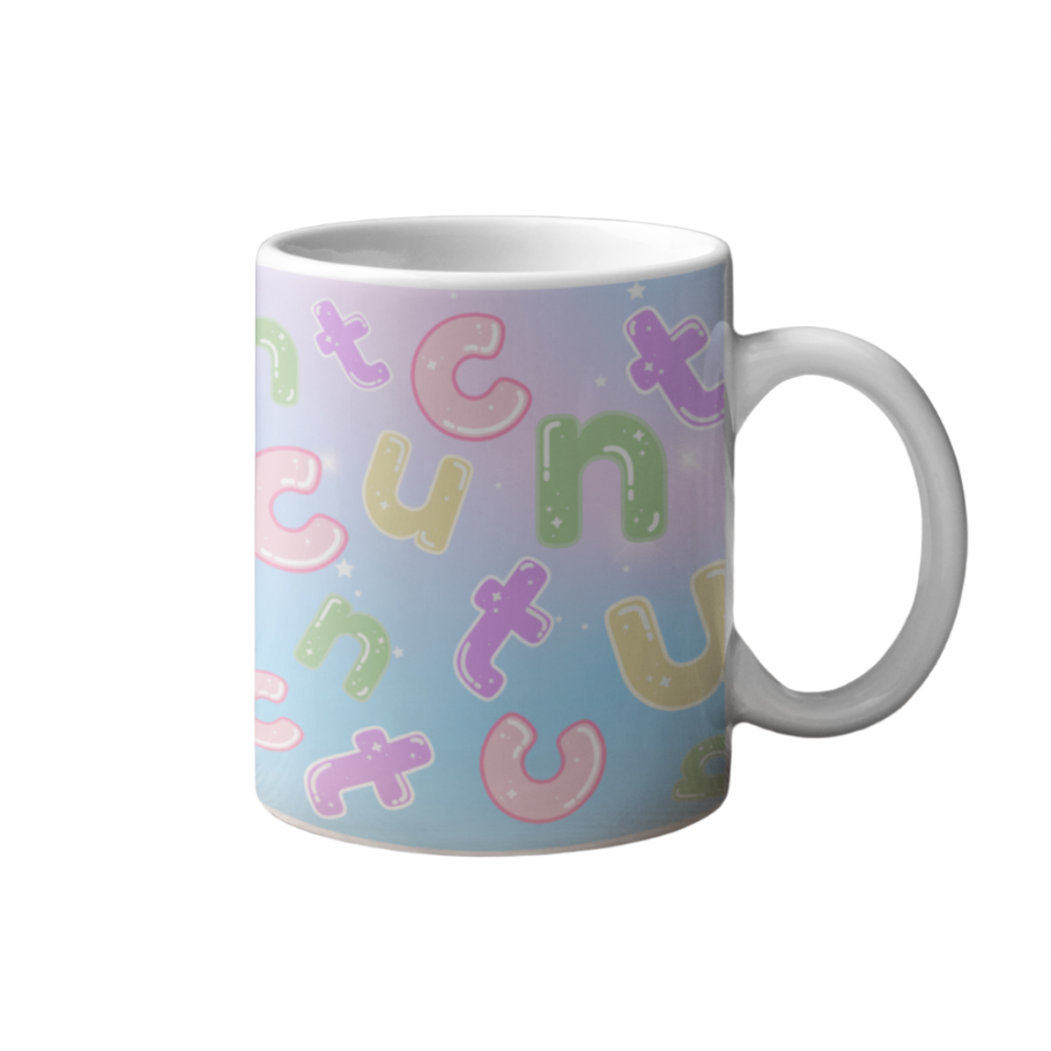 Pastel Jumbled Cunt Mug