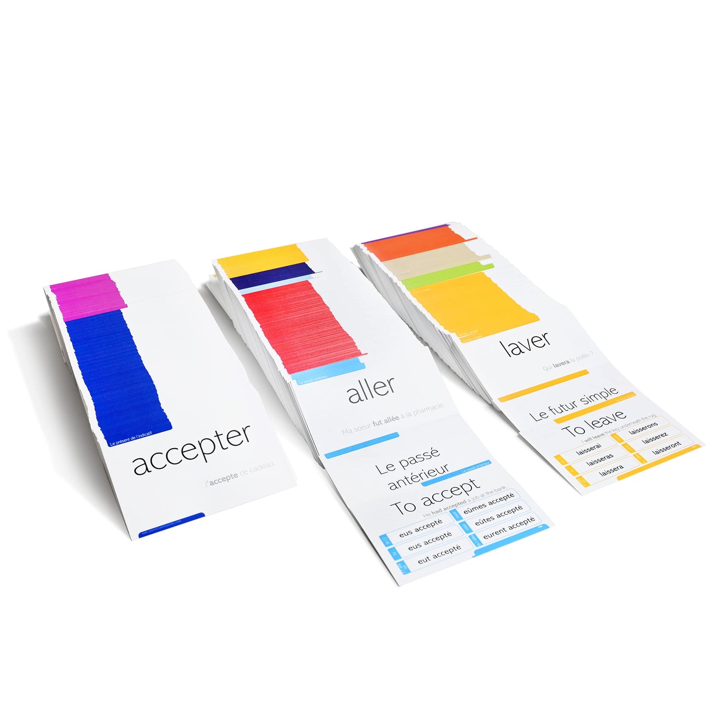 Pat's Flash Cards - 800 French Conjugation Cards (200 Verbs, 11 Tenses)