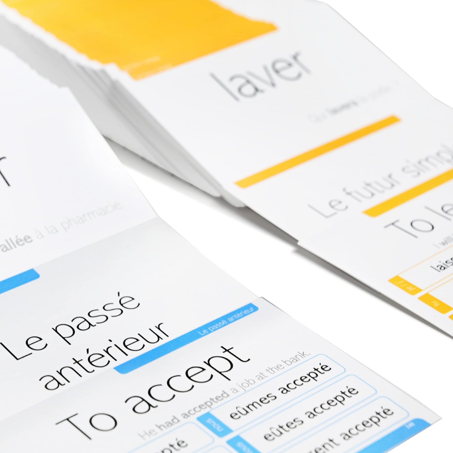 Pat's Flash Cards - 800 French Conjugation Cards (200 Verbs, 11 Tenses)