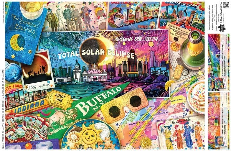 Buffalo Games Path of Totality 1000-Piece Puzzle by Aimee Stewart – Finished 26.75 x 19.75