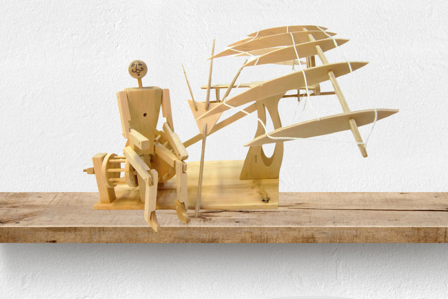 Pathfinders STEM Kit: Leonardo da Vinci Ornithopter – 3D Puzzle & Wooden Flying Model for Kids 9+