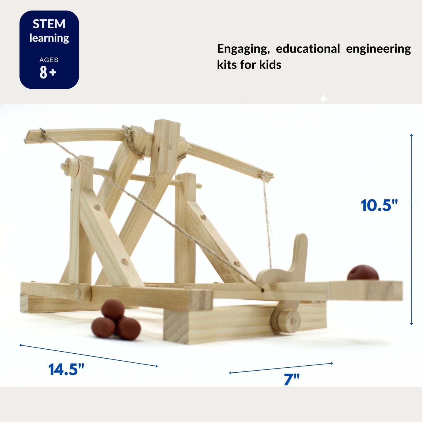 Pathfinders Roman Catapult STEM Kit | Ancient Siege Engine Series