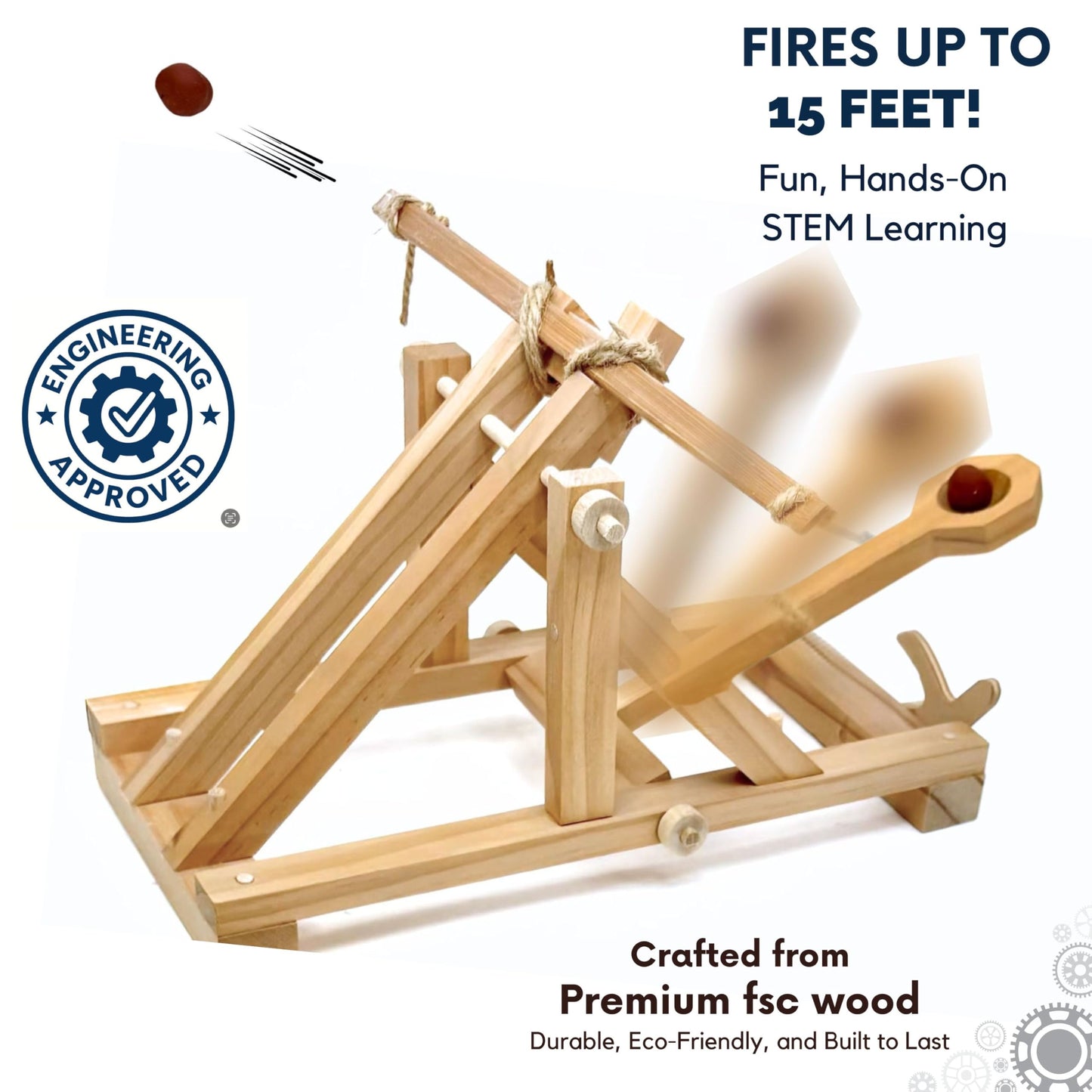 Pathfinders Roman Catapult STEM Kit | Ancient Siege Engine Series