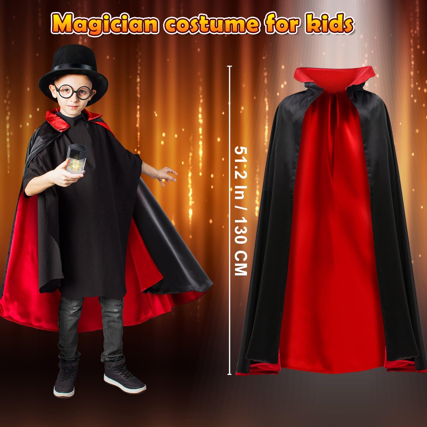 PATIFEED Magic Kit for Kids 6-12 | Beginner Magic Set with Costume