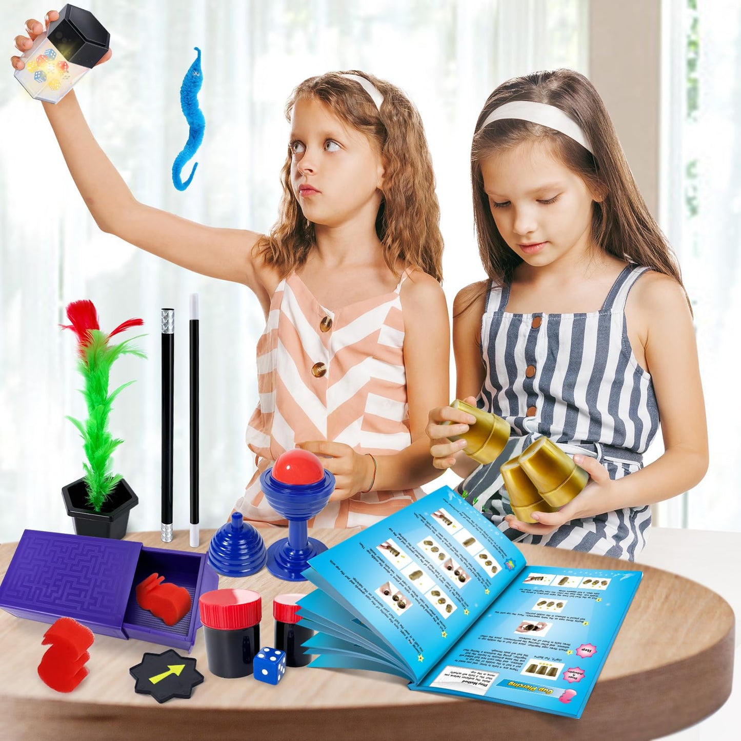 PATIFEED Magic Kit for Kids - Magic Tricks & Costume Set (Ages 6-12)