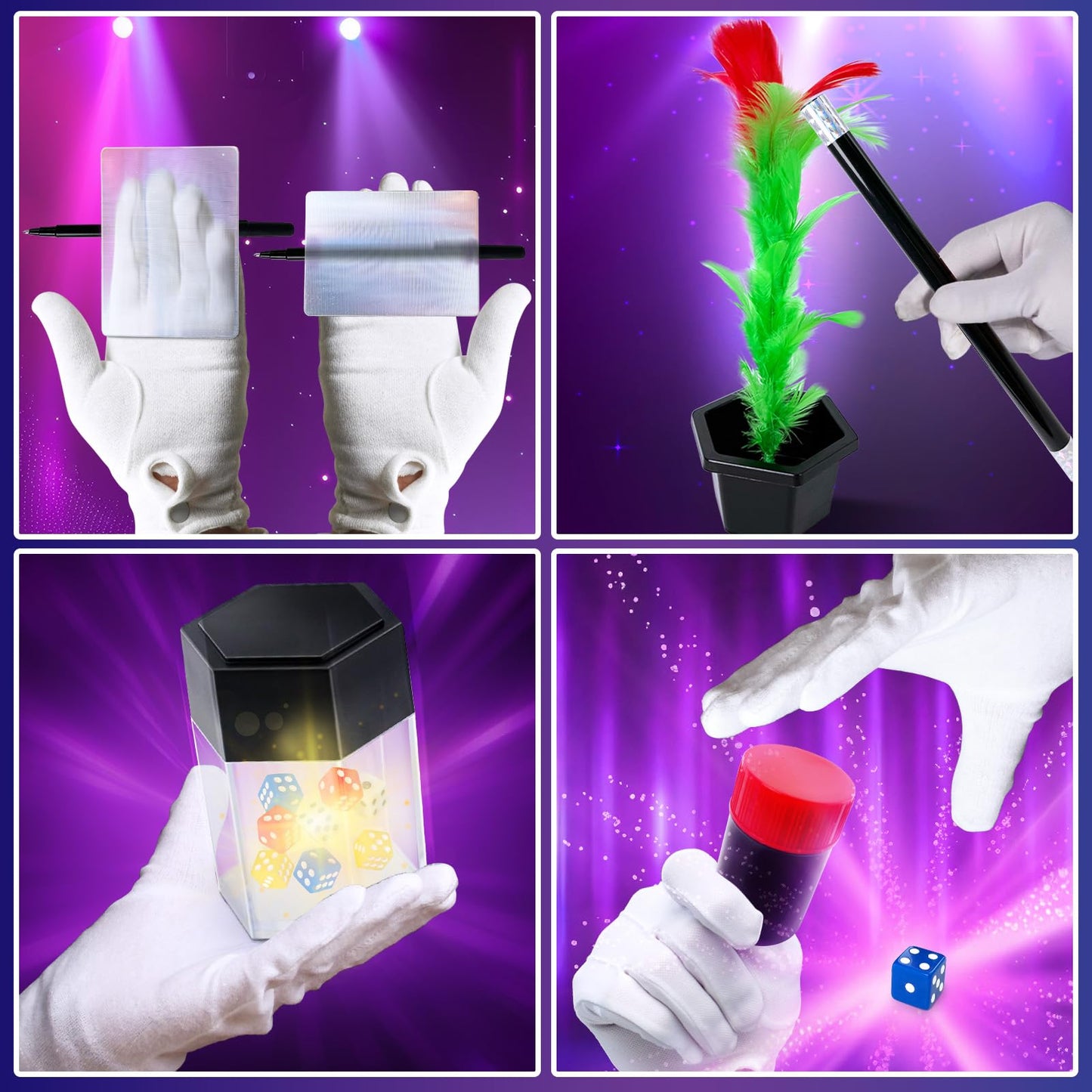 PATIFEED Magic Kit for Kids - Magic Tricks & Costume Set (Ages 6-12)