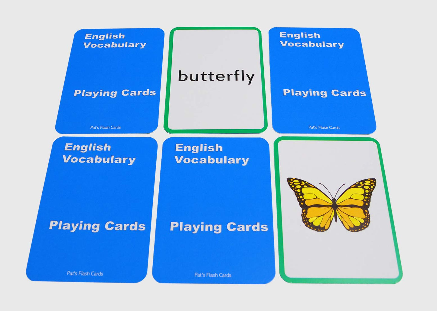 Pat's Flash Cards: 384 Concentration and Memory Matching Card Game for Animals, Food, Family, and More
