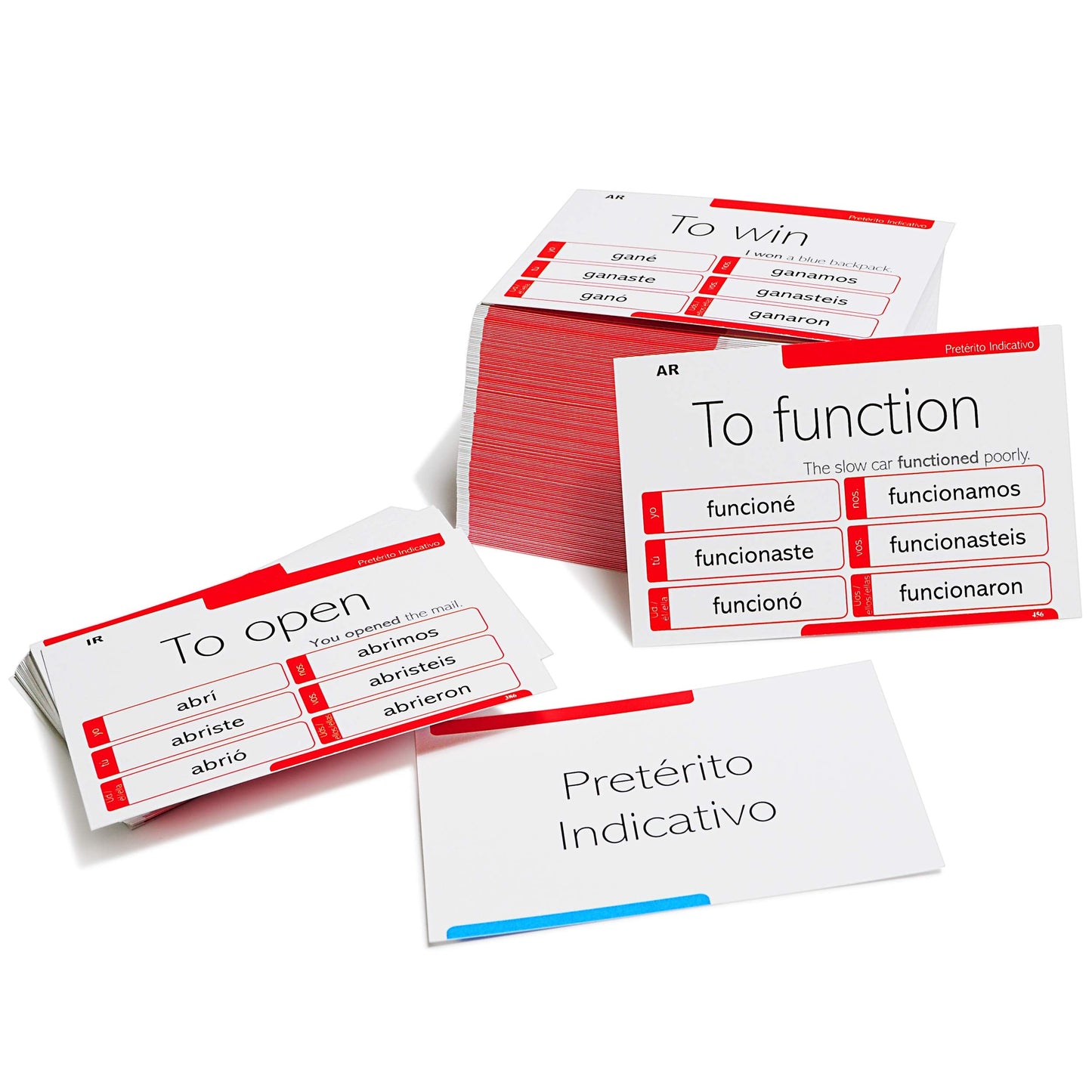 800 Spanish Conjugation Flash Cards – 200 Verbs with Full Examples in 9 Tenses | Pat's Flash Cards