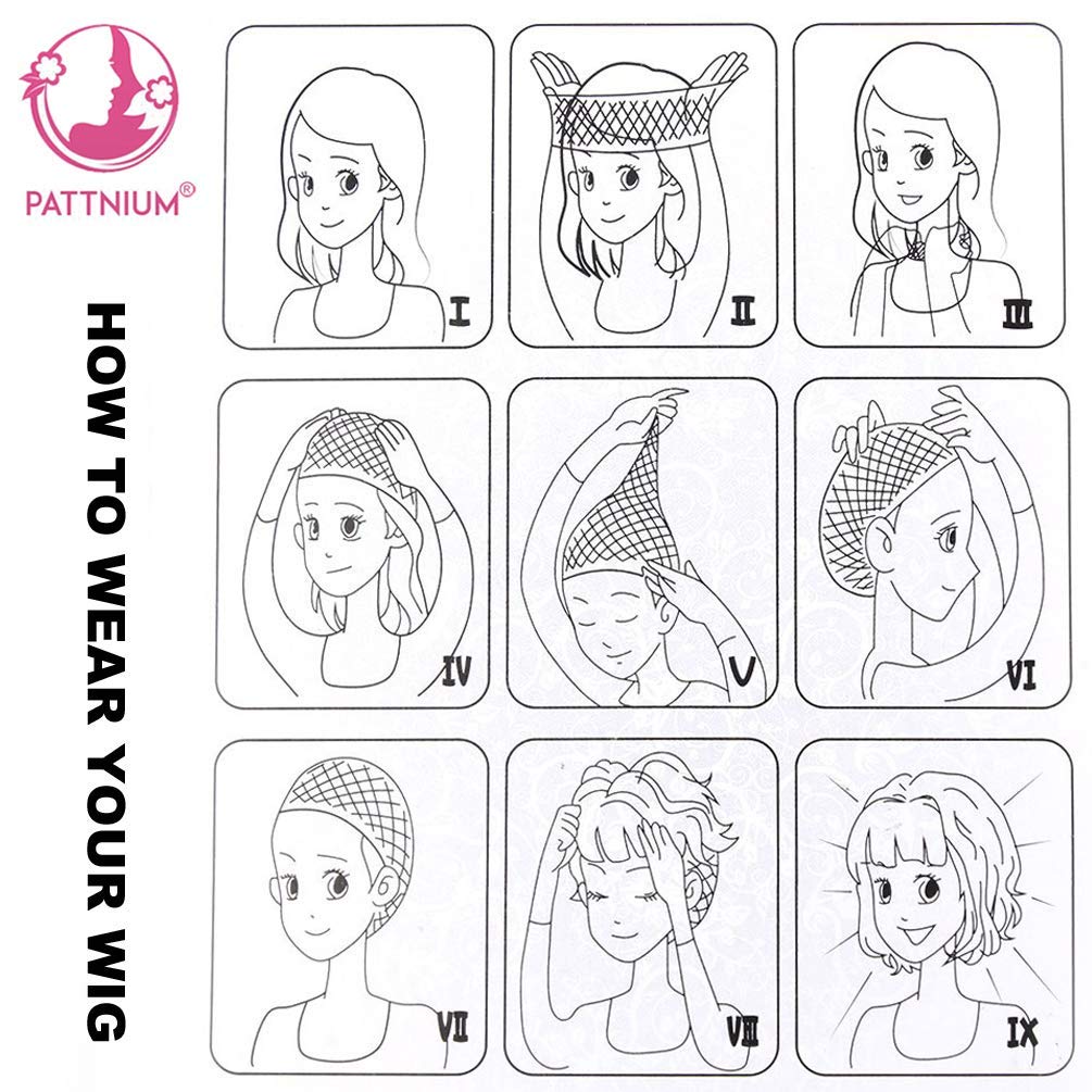 PATTNIUM Blonde Wig Short for Kids — Flaxen Blonde, Wavy with Bangs, Synthetic Costume