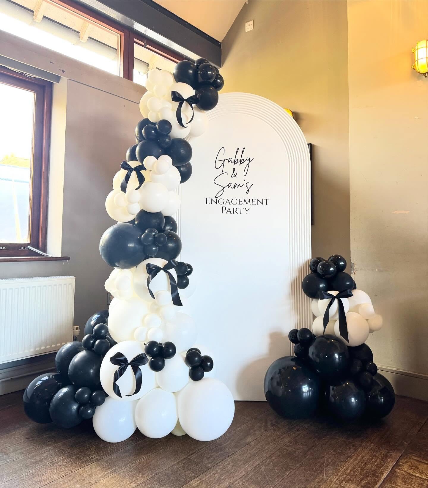 PATYDECRO Black & White Latex Balloons – 50pc 12-Inch Party Decor