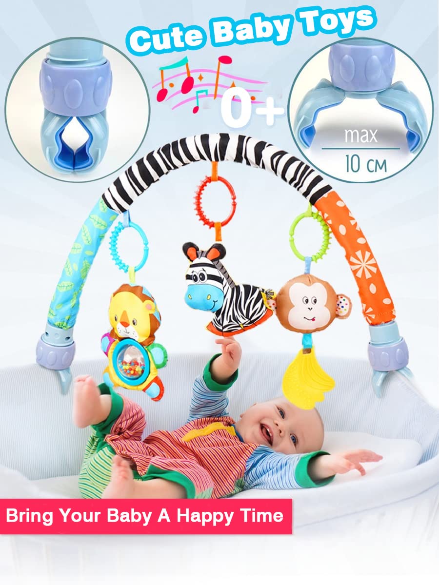 Pau1Hami1ton Baby Stroller Arch Toys & Car Seat Toys – S-19 Zebra