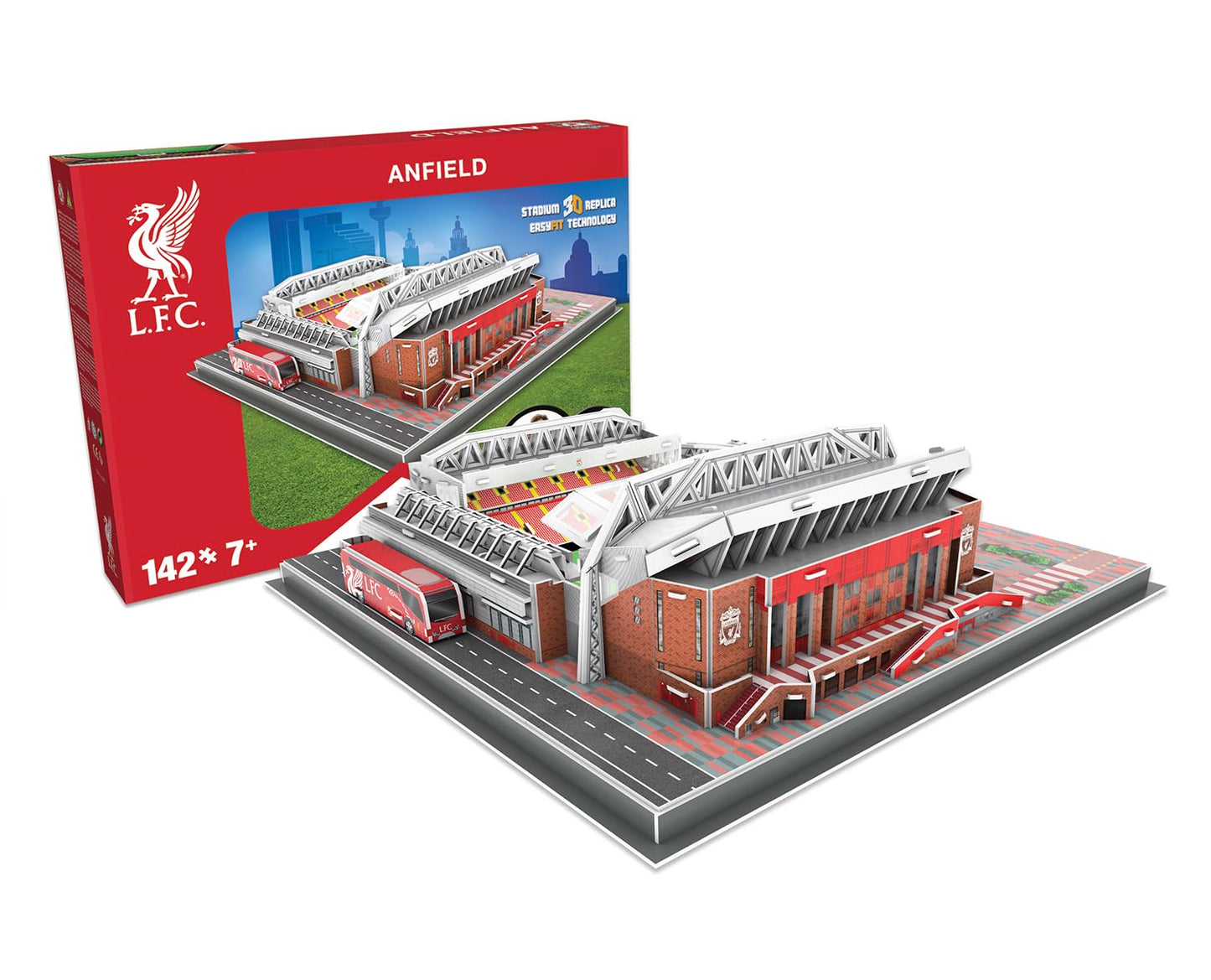 Paul Lamond Liverpool FC Anfield Stadium 3D Puzzle – Nanostad, 165 Pieces