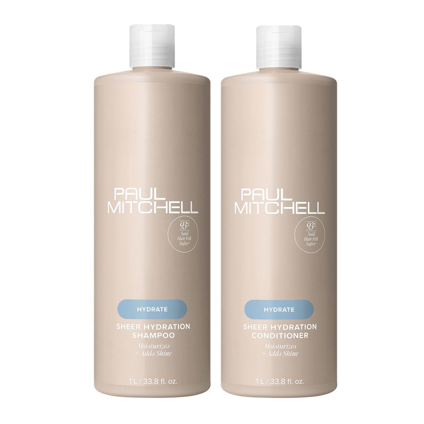 Paul Mitchell Sheer Hydration Moisture Liter Duo – Hydrating Shampoo & Conditioner