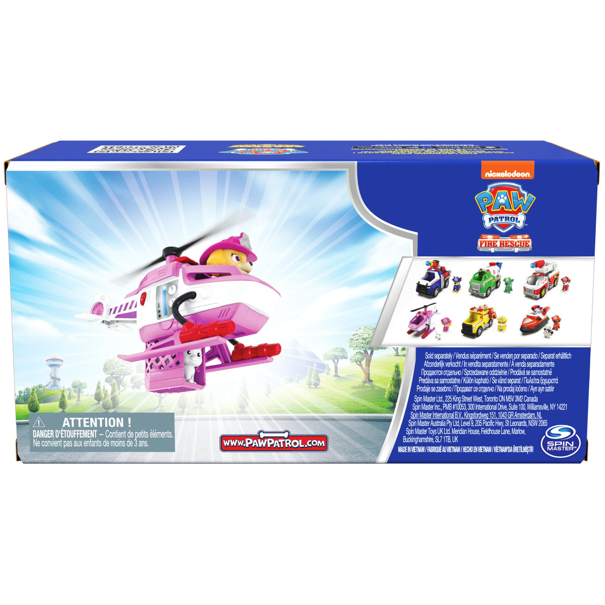 PAW Patrol Skye Rescue Fire Chopper Toy Helicopter with Kitty Friend & Action Figure