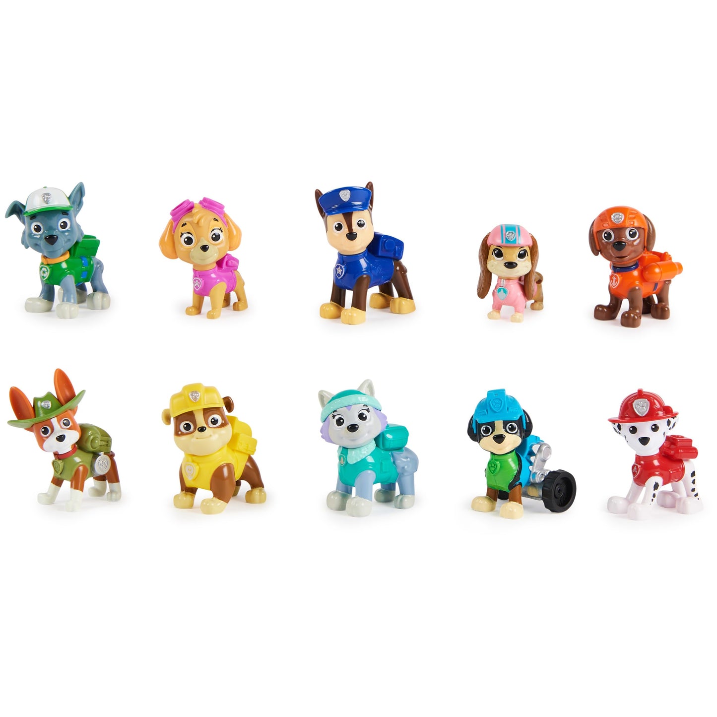 PAW Patrol 10th Anniversary: All Pups On Deck Gift Pack – 10 Collectible Figures for Kids 3+