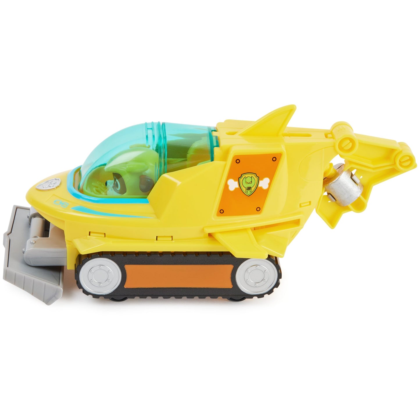 Paw Patrol Aqua Pups Rubble Transforming Hammerhead Shark Vehicle with Figure | Ages 3+