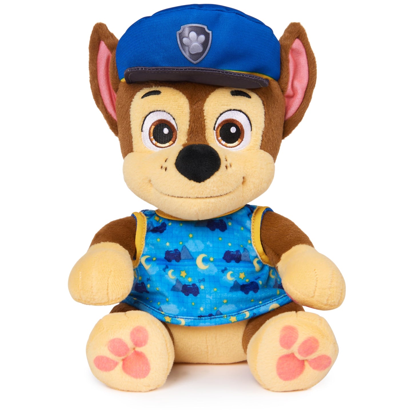 Paw Patrol Bedtime Plush Chase – 10-Inch Reversible Outfit Plush Toy for Kids 3+