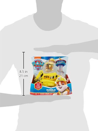 PAW Patrol Rubble’s Bulldozer Vehicle with Collectible Figure – Rescue Play for Kids 3+ | Paw Patrol