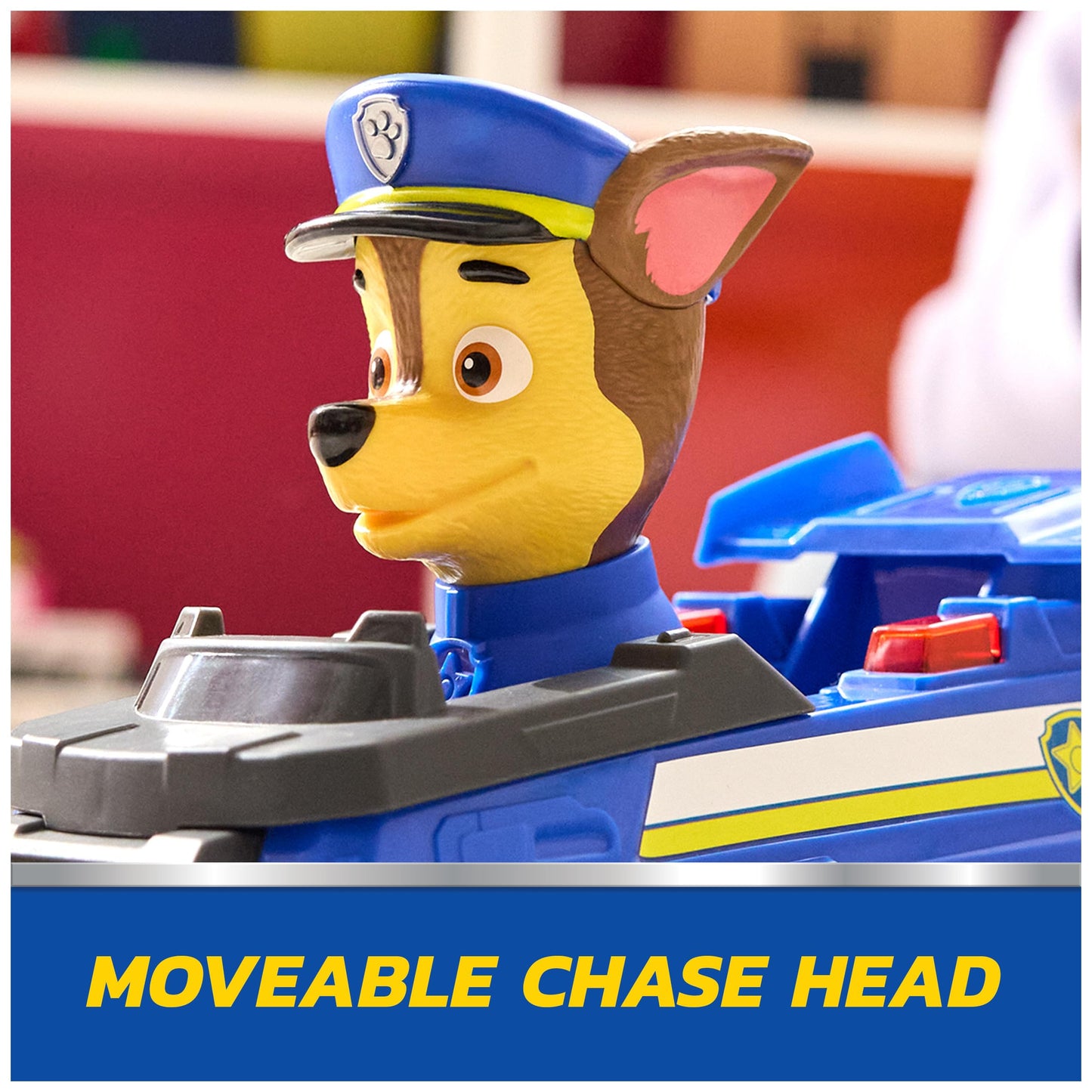PAW Patrol Chase RC Action Cruiser | LED RC Car with Easy-Steer Controller