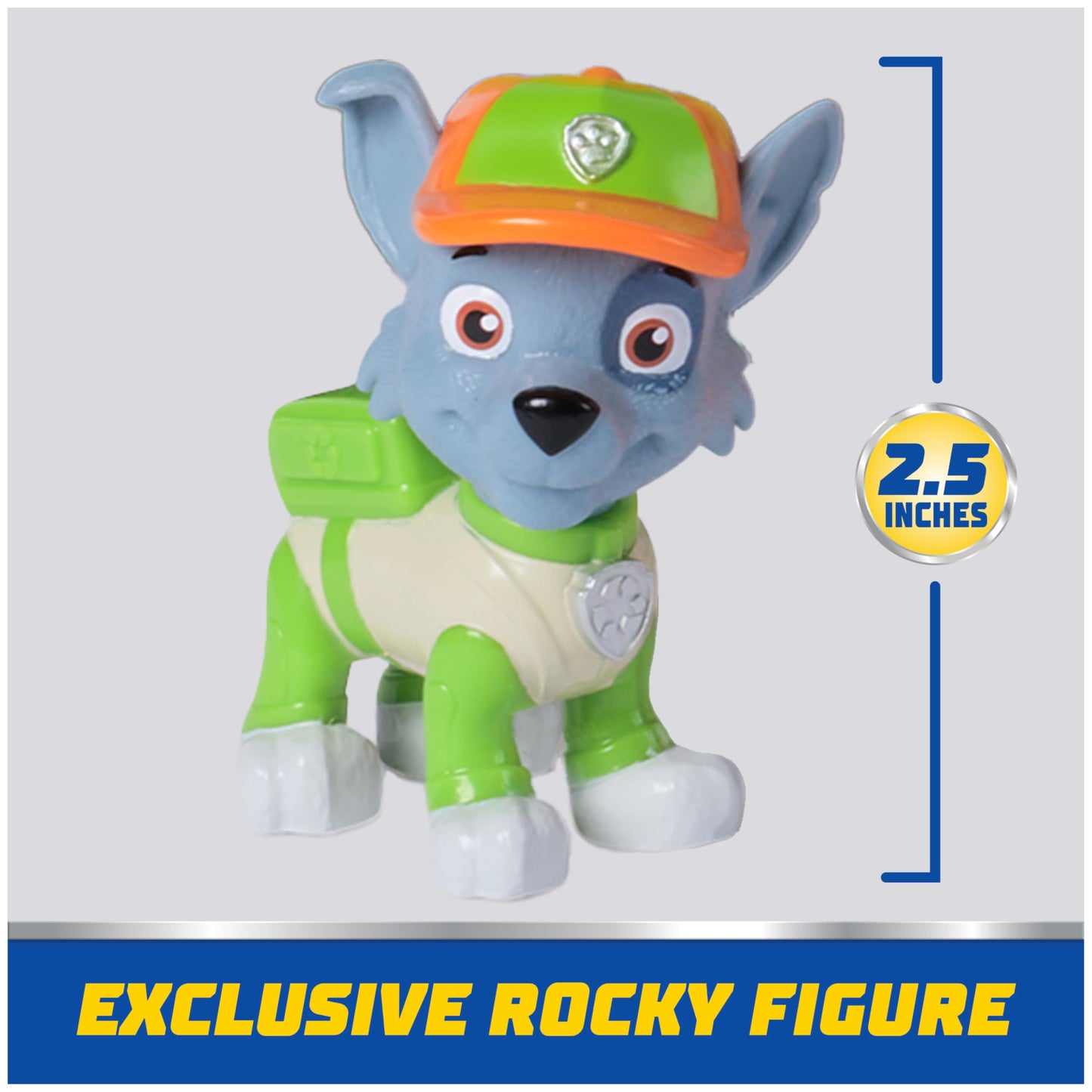 Paw Patrol Crush N’ Roll Recycling Truck with Rocky – Transforming Trash Vehicle Toy for Kids 3+