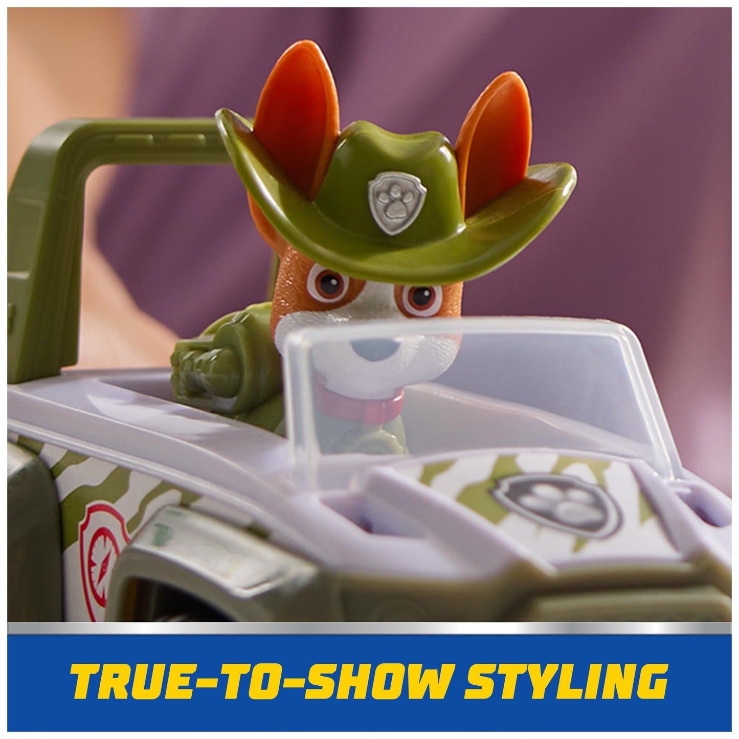 PAW Patrol Tracker’s Jungle Rescue Vehicle – Collectible Figure Toy Truck for Kids 3+