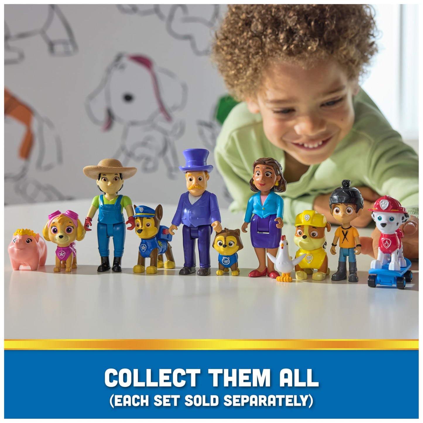 Paw Patrol Marshall & Daring Danny X Figures Set with Skateboard – 3+ Toy Figures