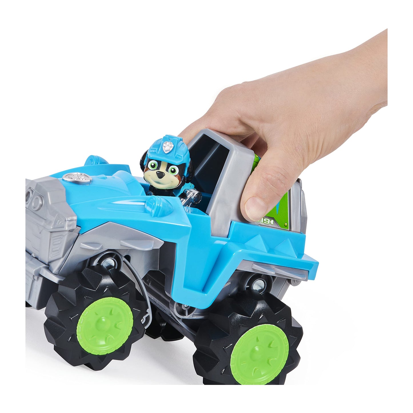 Paw Patrol Rex's Transforming Vehicle with Mystery Dino Figure | Dino Rescue Deluxe