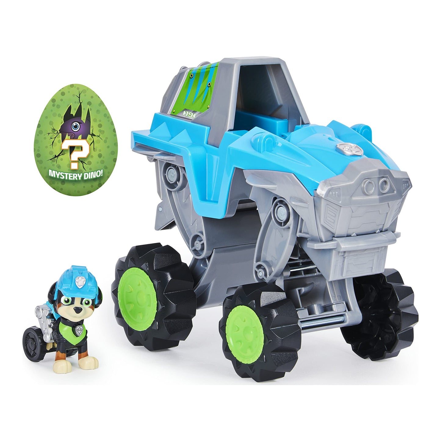 Paw Patrol Rex's Transforming Vehicle with Mystery Dino Figure | Dino Rescue Deluxe
