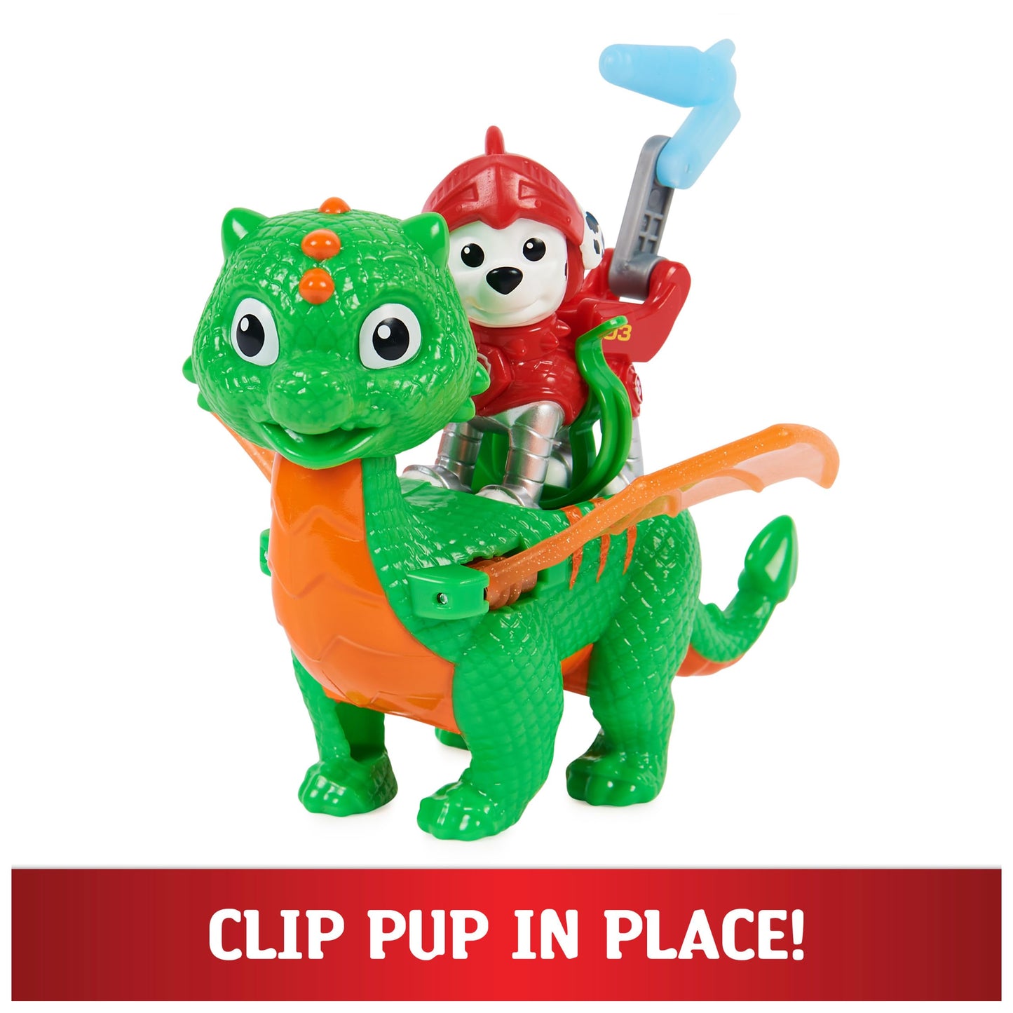 PAW Patrol Rescue Knights: Marshall & Dragon Jade Figures Set – 3+