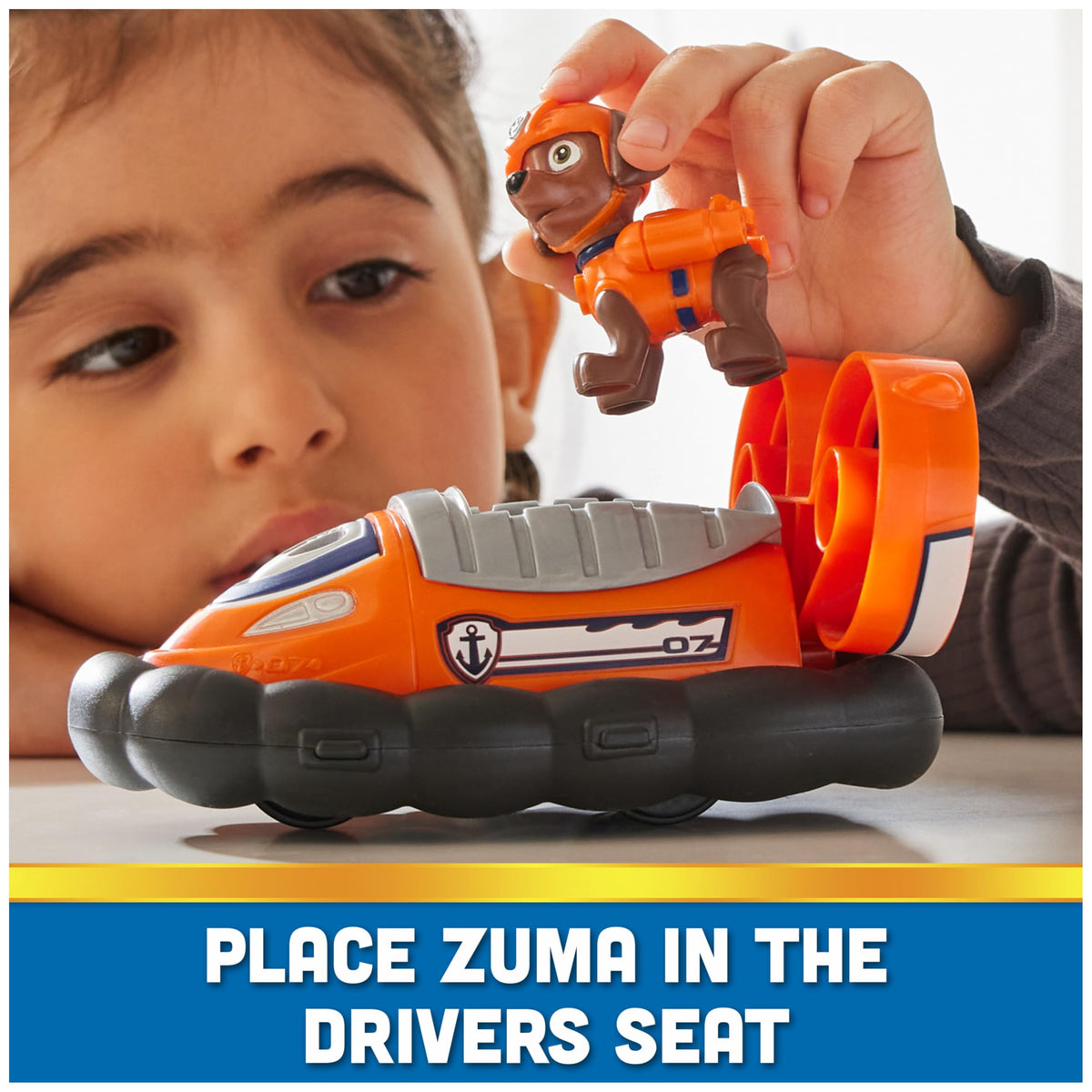 Paw Patrol Zuma’s Hovercraft – Eco-Friendly Toy Vehicle with Collectible Figure