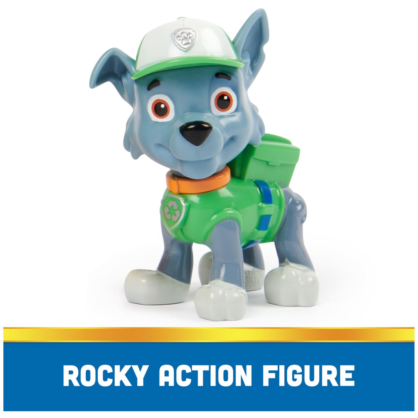 PAW Patrol Rocky's Recycle Truck – Eco-Friendly Toy with Rocky Figure | Ages 3+