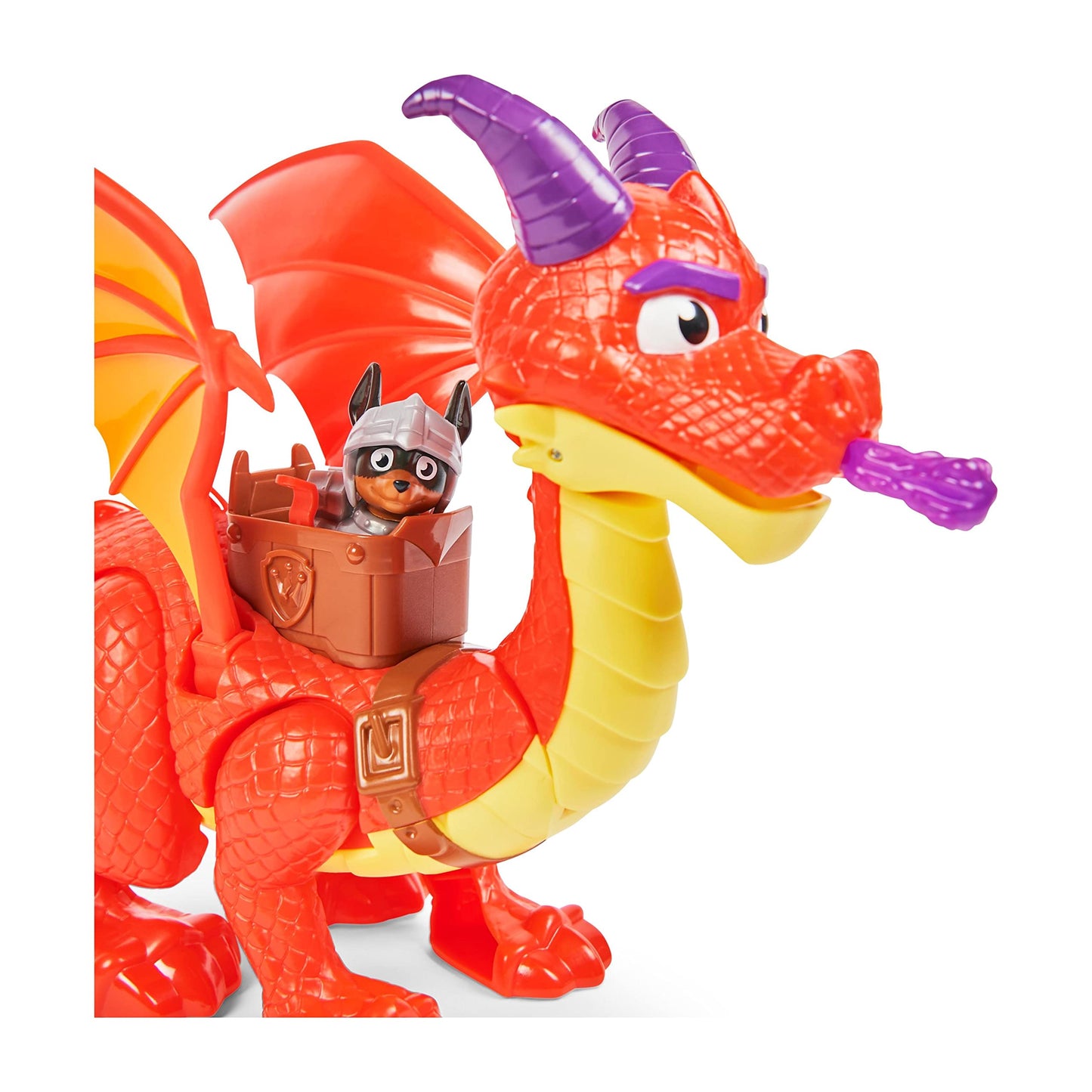 Paw Patrol Fang & Ember Dragon Rescue Knights Figure Set with Winged Launcher