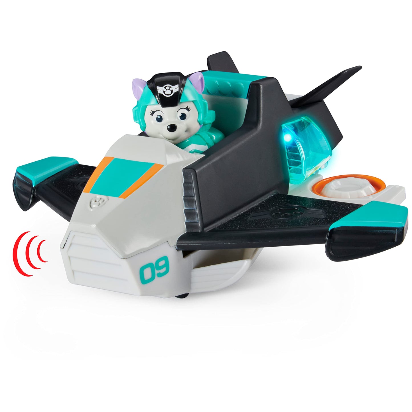 Paw Patrol Jet to the Rescue Everest Deluxe Transforming Vehicle with Lights and Sounds