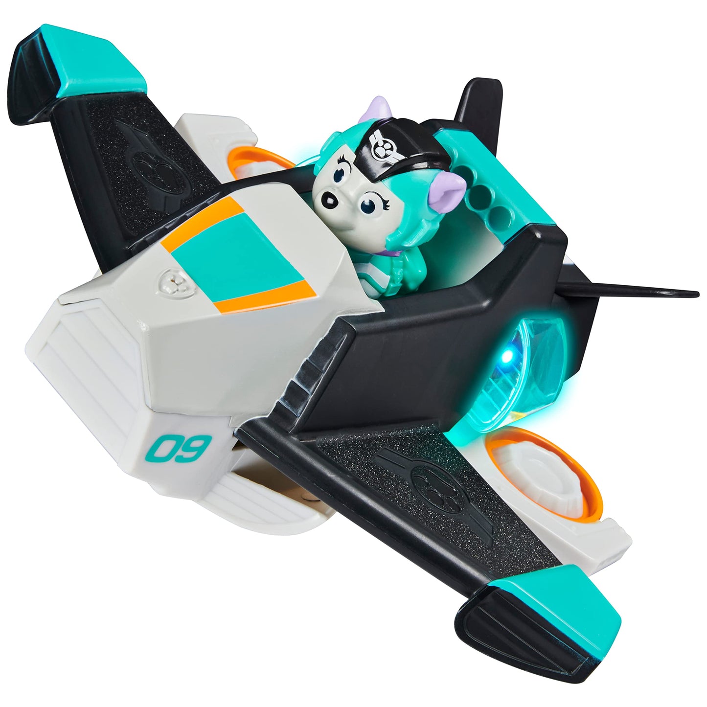 Paw Patrol Jet to the Rescue Everest Deluxe Transforming Vehicle with Lights and Sounds