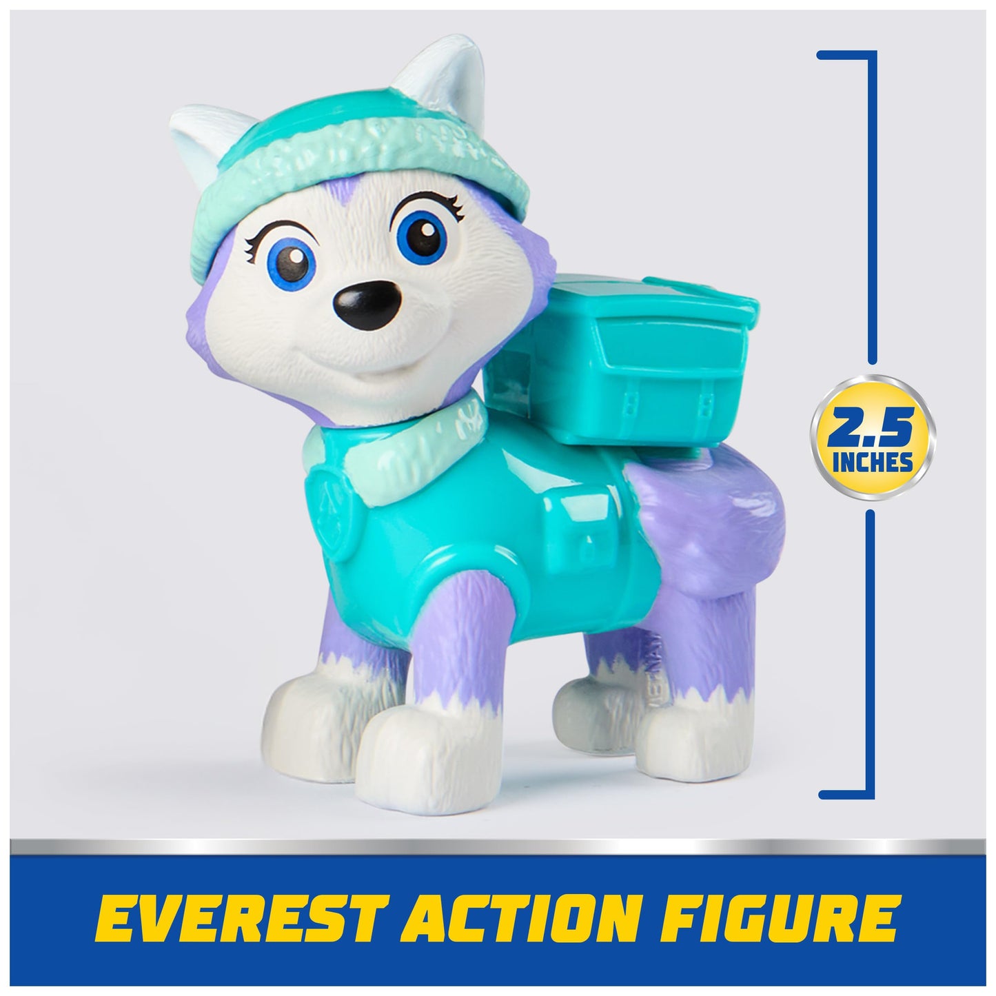 Paw Patrol Everest Snow Plow Toy Vehicle with Collectible Figure | Eco-Friendly Kids Toy 3+