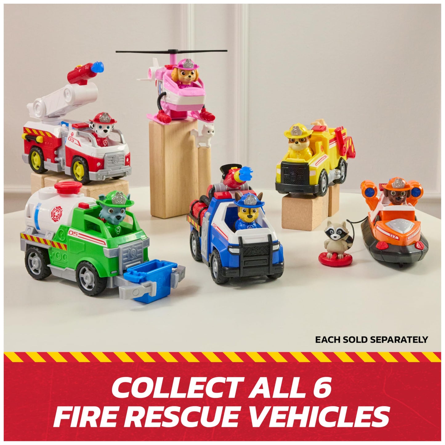 Paw Patrol Fire Rescue: Chase Cruiser with Launcher & Figure – Ages 3+