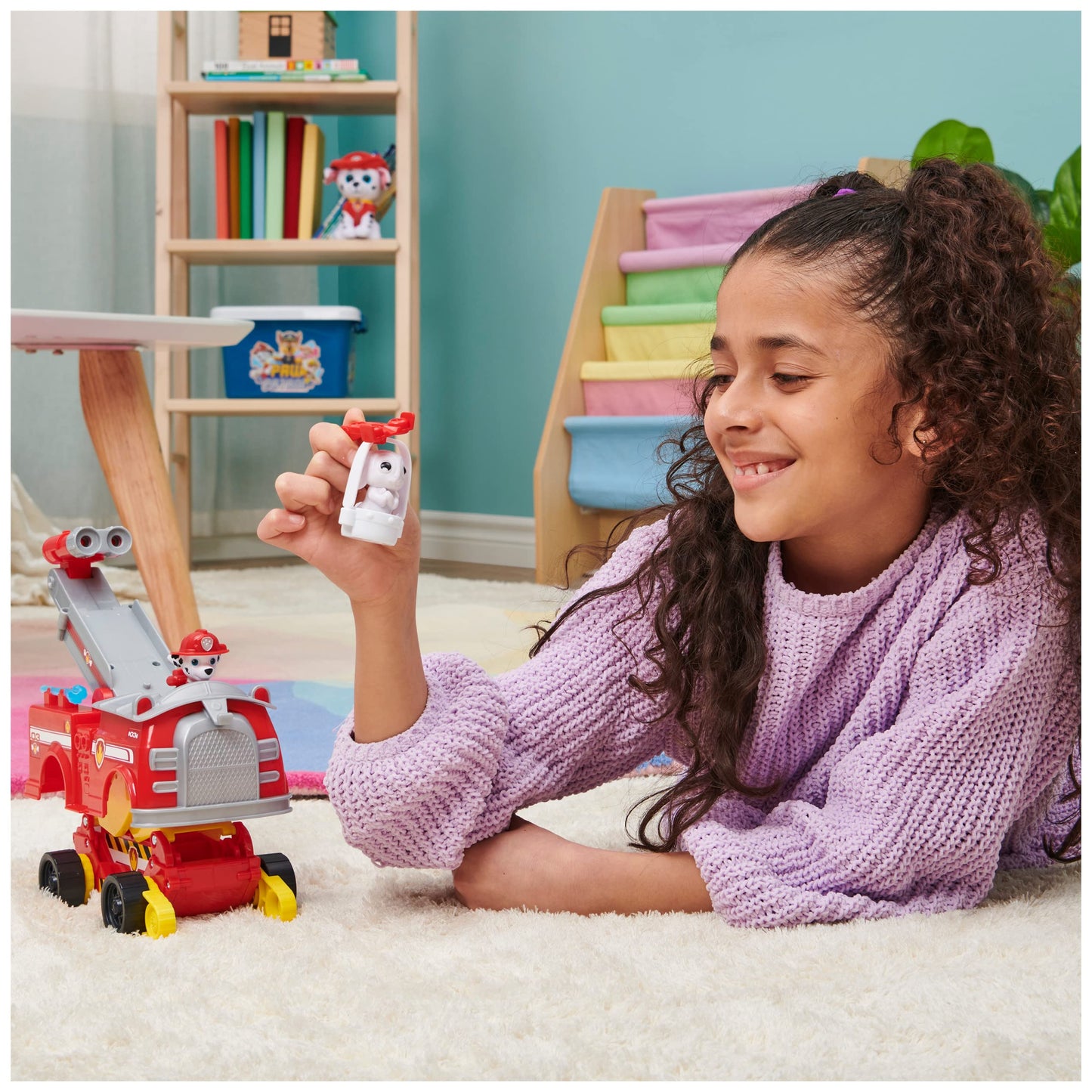 PAW Patrol Marshall Rise and Rescue Vehicle – Transforming Toy Car with Figures & Accessories for Ages 3+