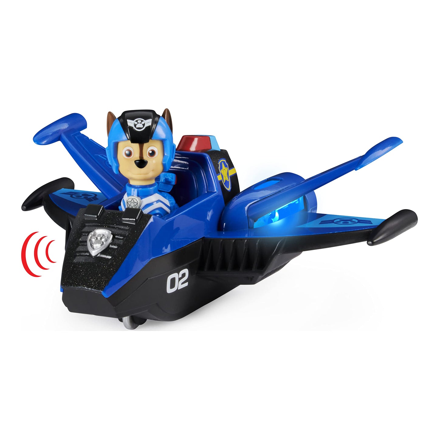 Paw Patrol Jet to the Rescue Chase Deluxe Transforming Vehicle with Lights & Sounds