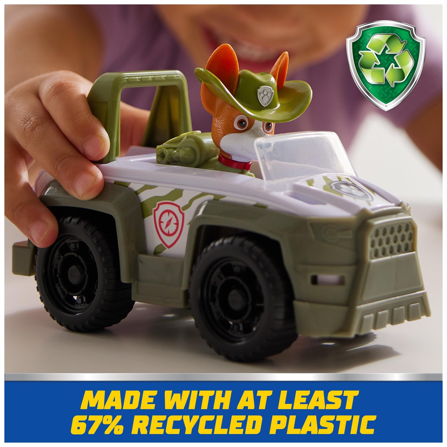 PAW Patrol Tracker’s Jungle Rescue Vehicle – Collectible Figure Toy Truck for Kids 3+