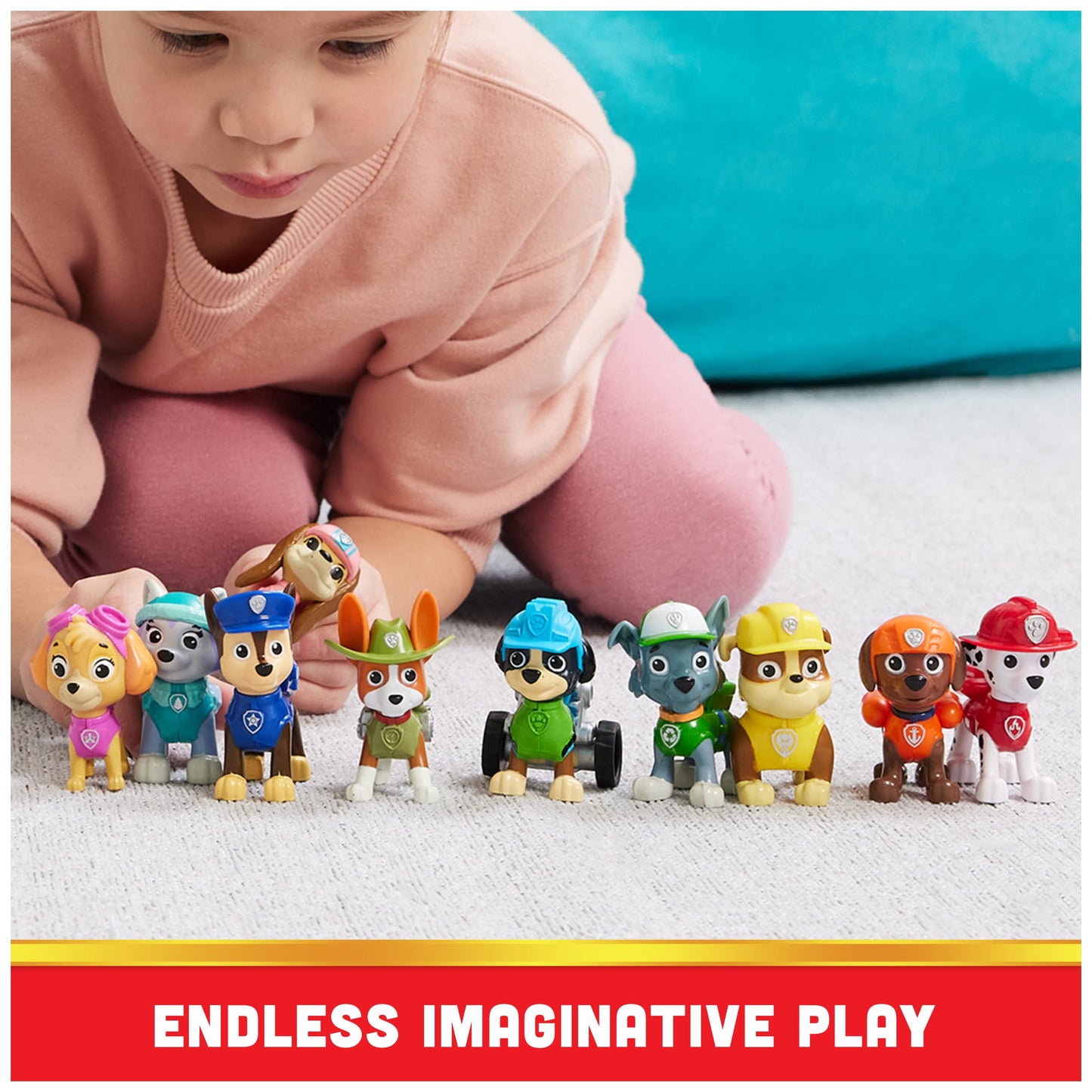 PAW Patrol 10th Anniversary: All Pups On Deck Gift Pack – 10 Collectible Figures for Kids 3+