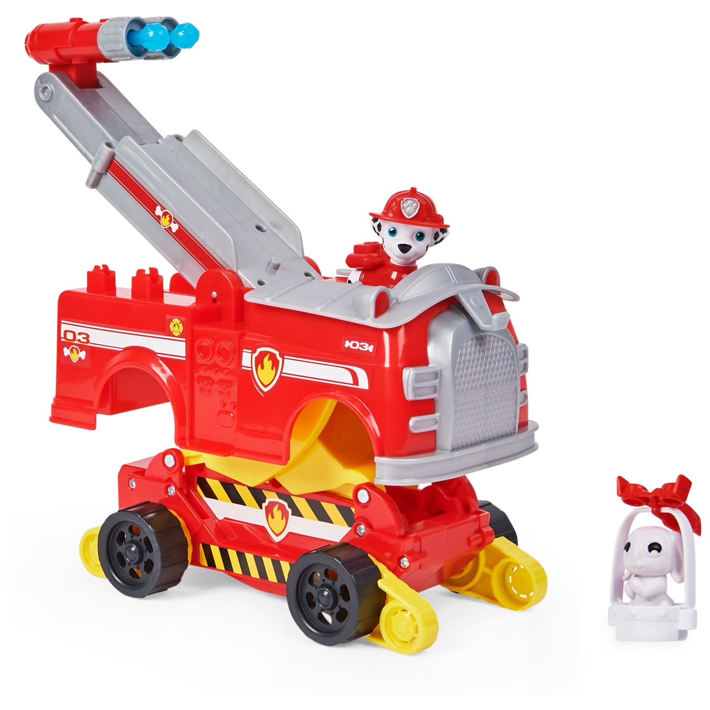 PAW Patrol Marshall Rise and Rescue Vehicle – Transforming Toy Car with Figures & Accessories for Ages 3+
