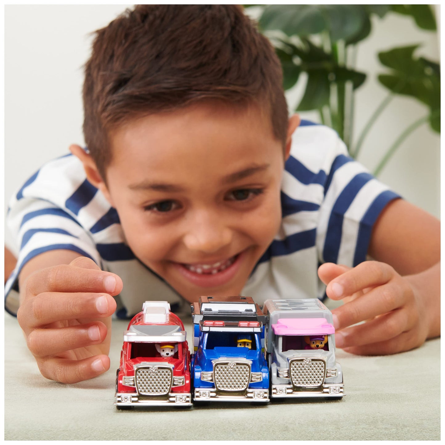 PAW Patrol True Metal Chase, Marshall & Skye – 1:55 Scale Big Truck Pups Vehicles | Amazon Exclusive