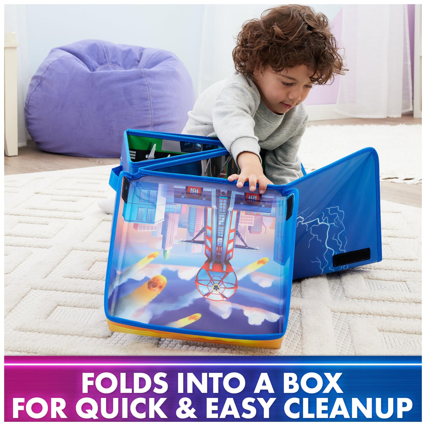PAW Patrol: The Mighty Movie Pup Squad Play Mat Gift Pack – Chase & Vee Racers
