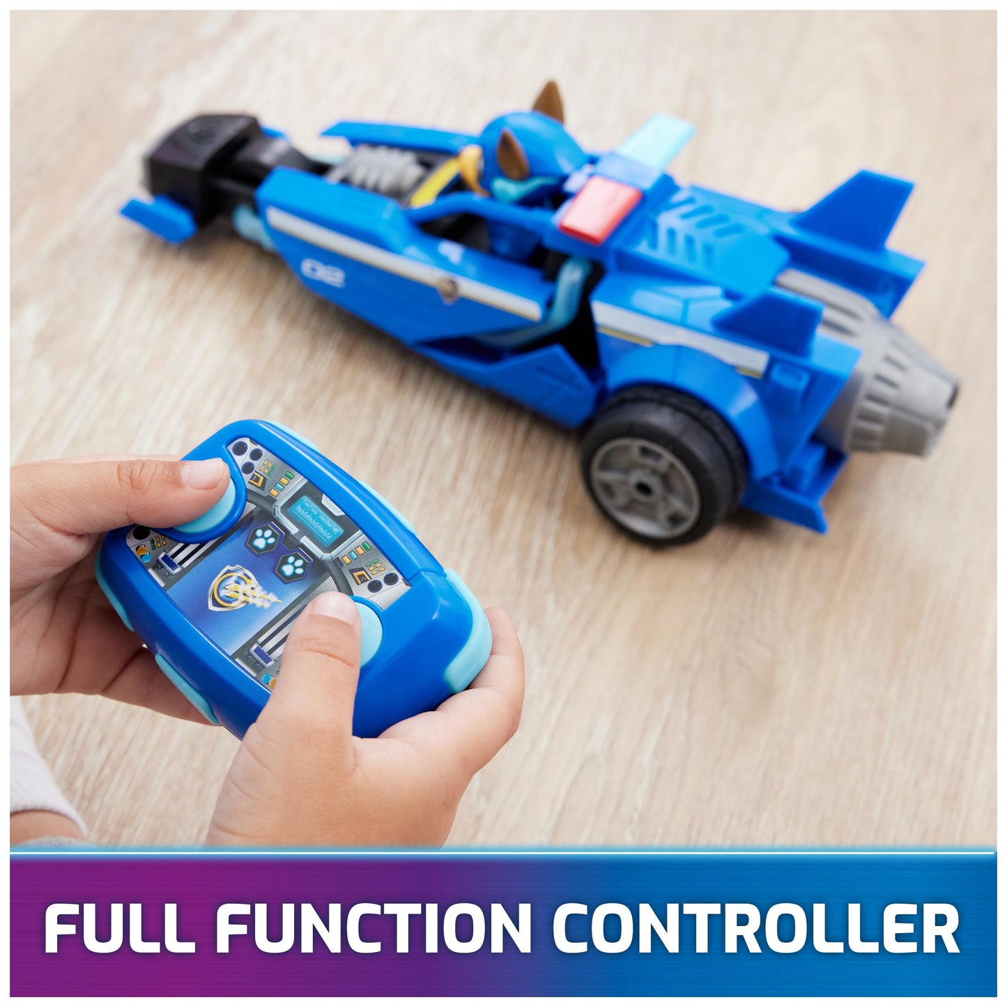 PAW Patrol: The Mighty Movie RC Car – Chase with 2.4GHz Remote