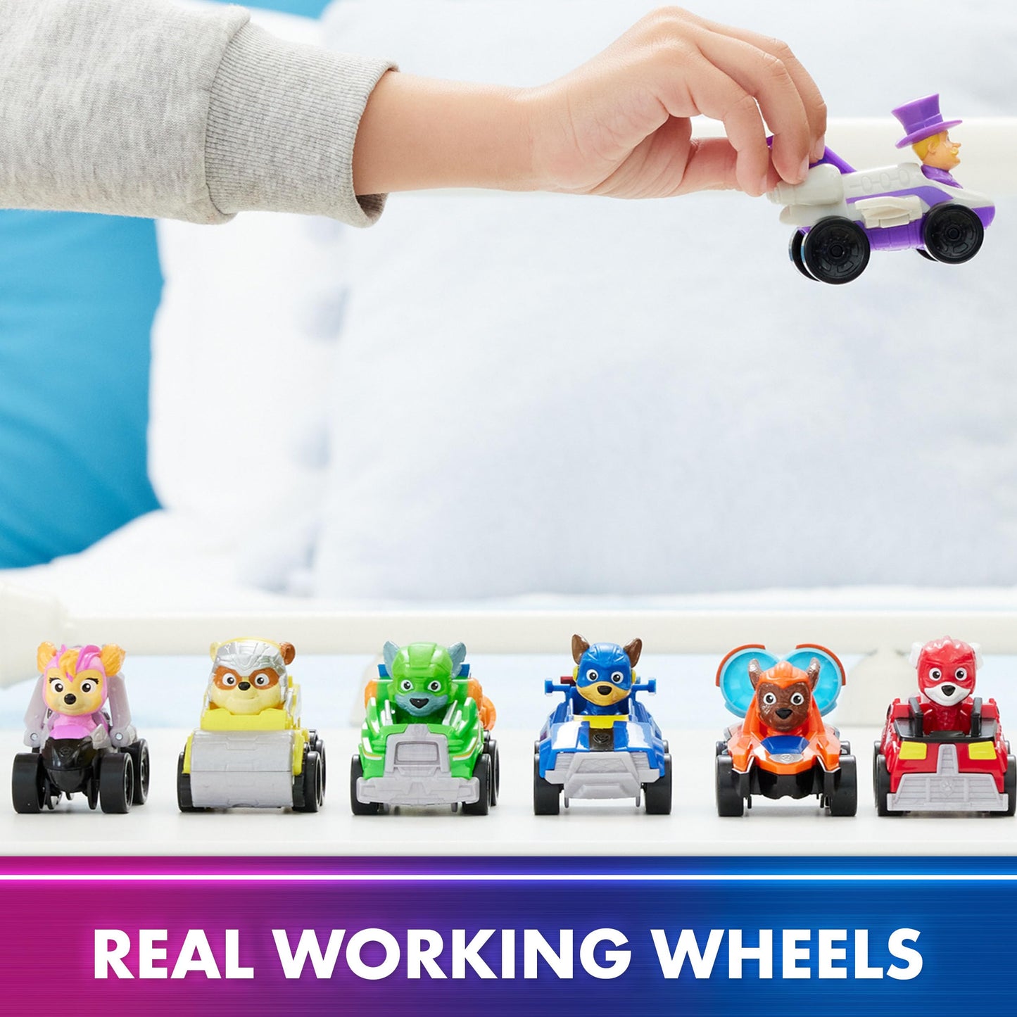 PAW Patrol: The Mighty Movie 7-Vehicle Set with Exclusive Mayor Humdinger