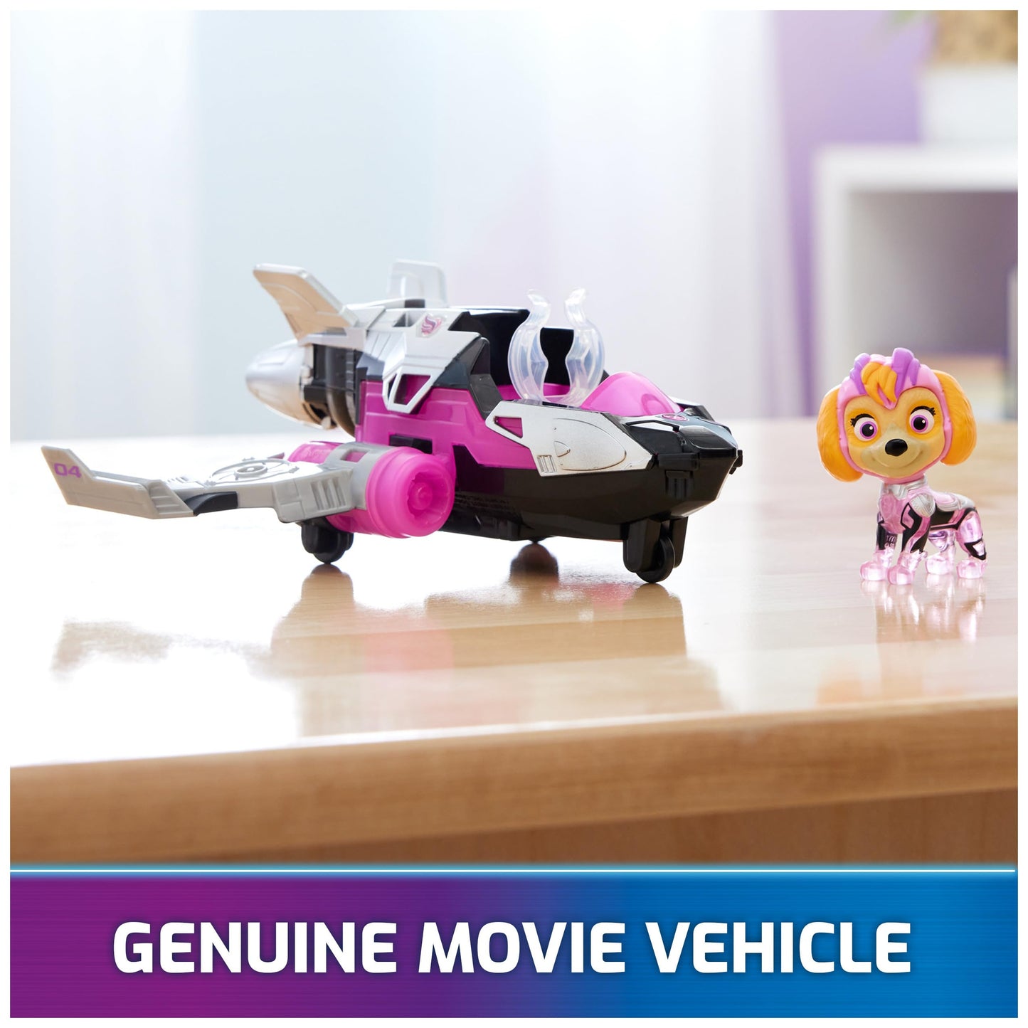 Paw Patrol Mighty Movie Skye Rescue Jet Toy – Lights & Sounds for Kids 3+