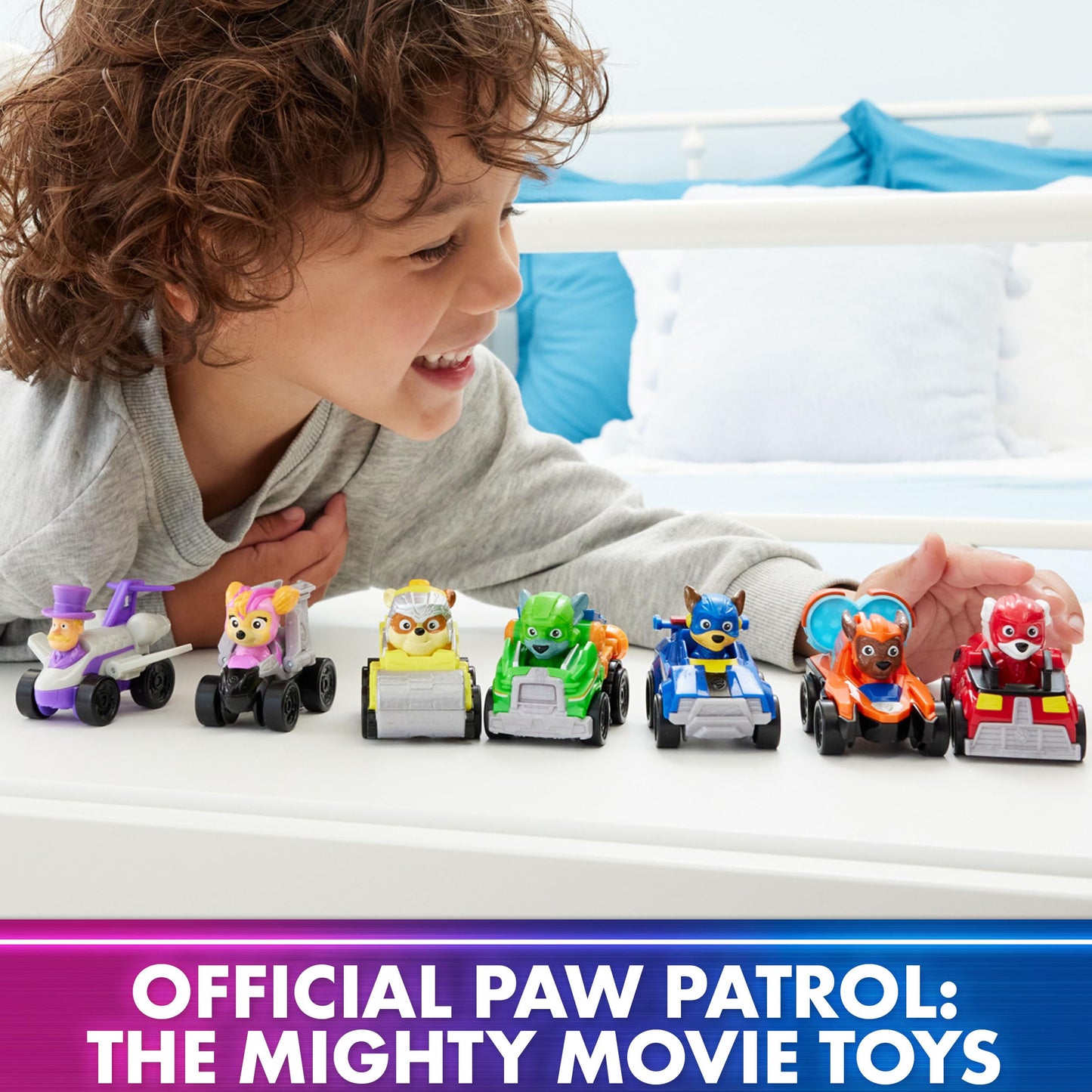 PAW Patrol: The Mighty Movie 7-Vehicle Set with Exclusive Mayor Humdinger