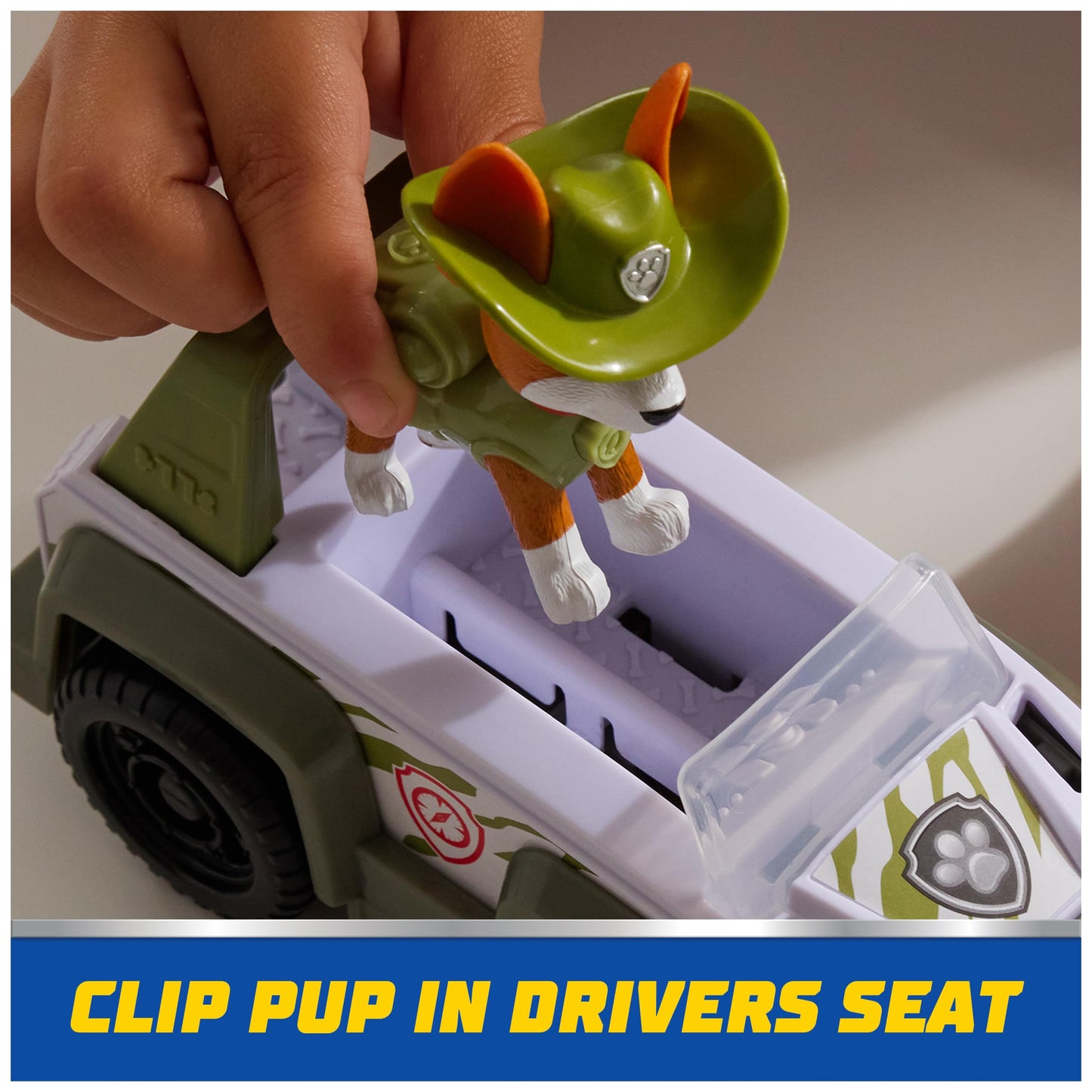 PAW Patrol Tracker’s Jungle Rescue Vehicle – Collectible Figure Toy Truck for Kids 3+