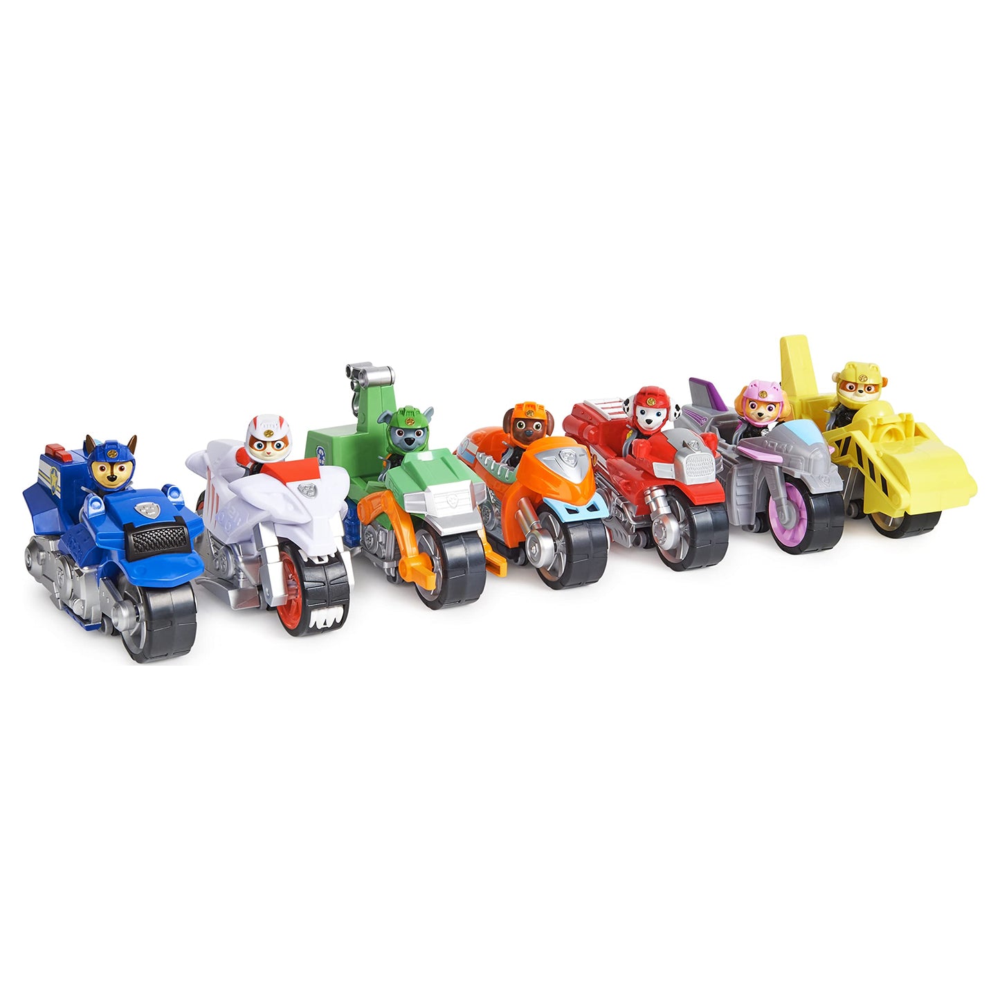 PAW Patrol Marshall Moto Pups Deluxe Vehicle with Wheelie – Pull-Back Action