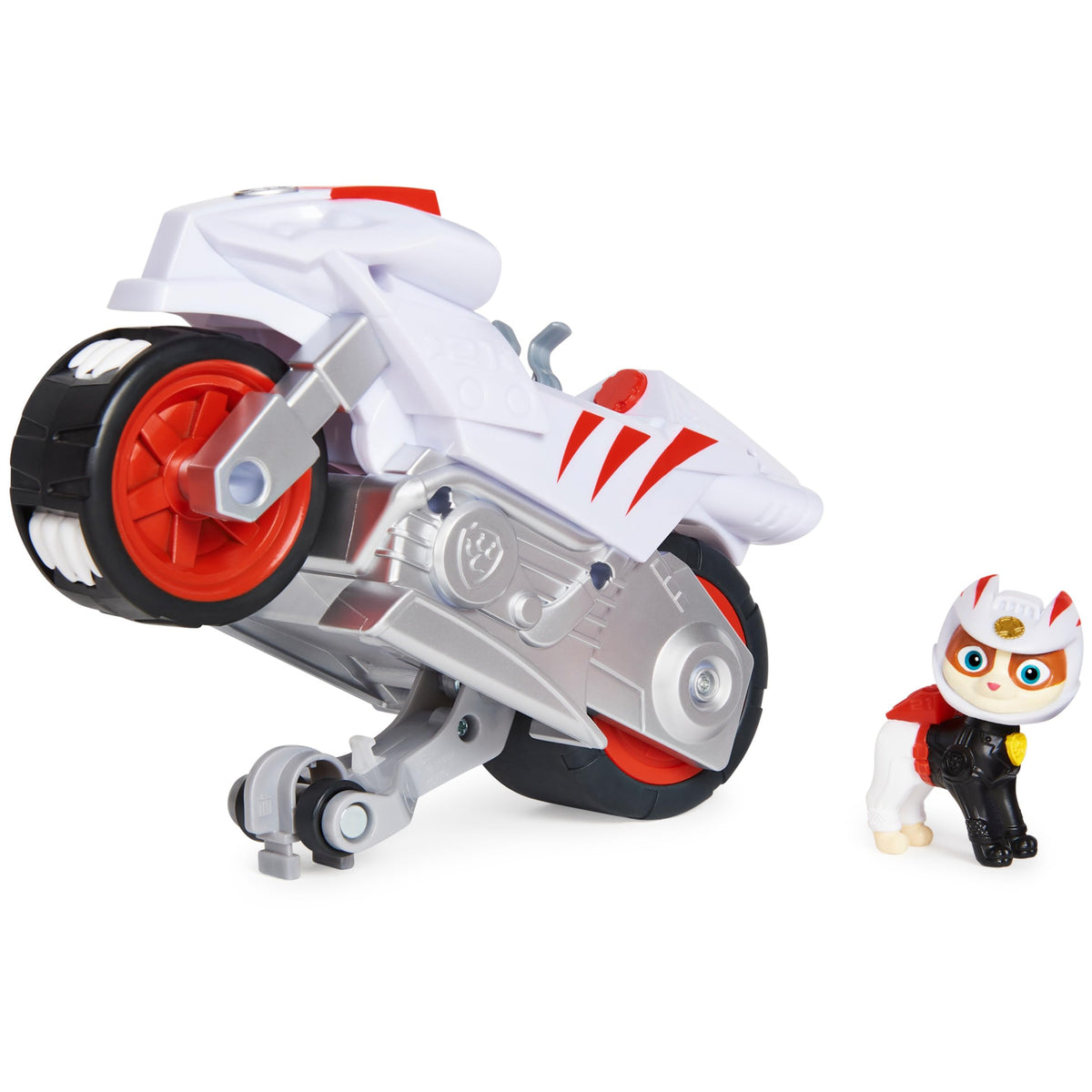 PAW Patrol Moto Pups Wildcat Deluxe Vehicle with Wheelie Feature and Figure